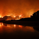 A wildfire burns along the 101 Freeway Tuesday, Dec. 5, 2017, in Ventura, CA. (Image: AP)